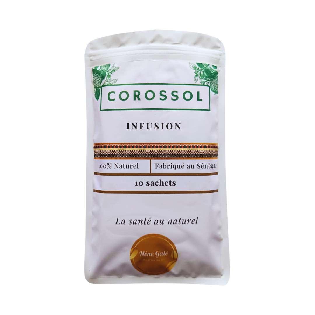 Infusion de Corossol – Bien-être & Sérénité Naturelle (10 sachets)