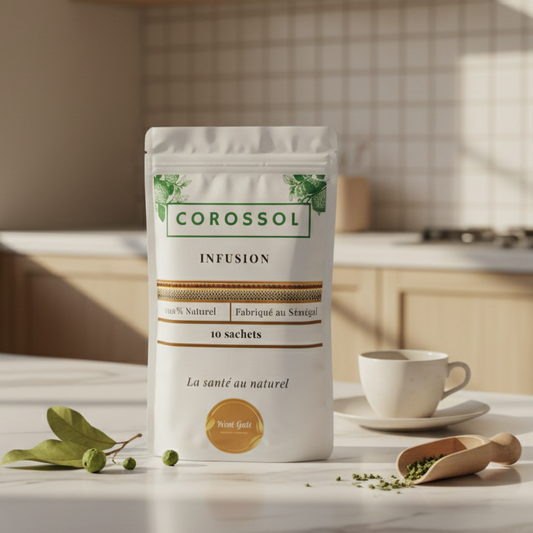 Infusion de Corossol – Bien-être & Sérénité Naturelle (10 sachets)