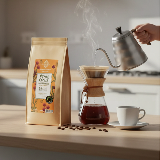 Café - Ethiopie, Moka, torréfaction artisanale