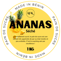 Ananas séché sans sucre ajouté 1 kg