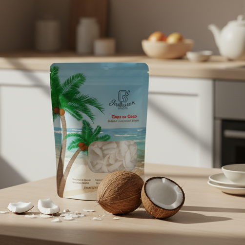 Chips de coco - Croquantes et Naturellement Sucrées