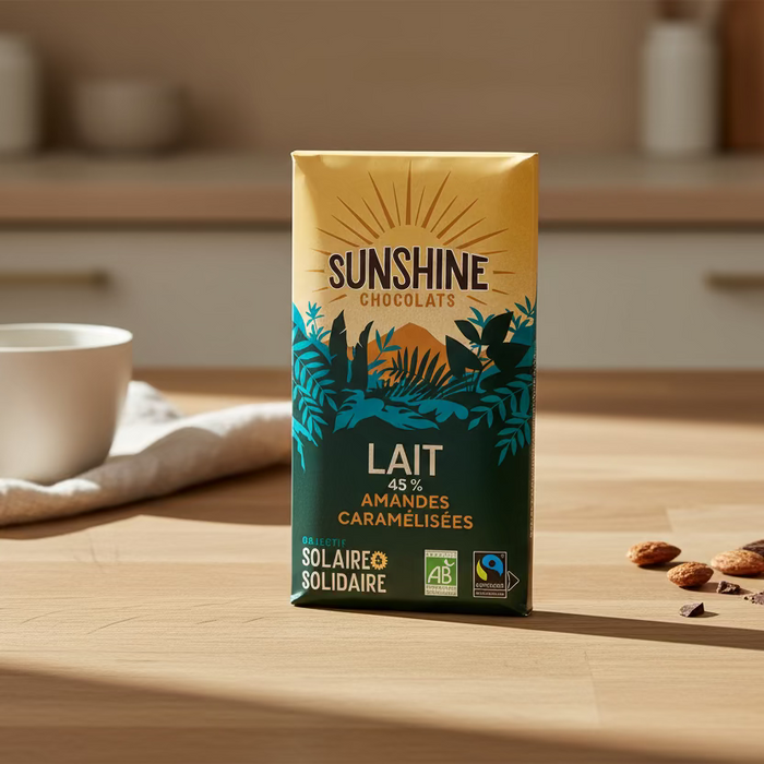 Tablette de chocolat SUNSHINE