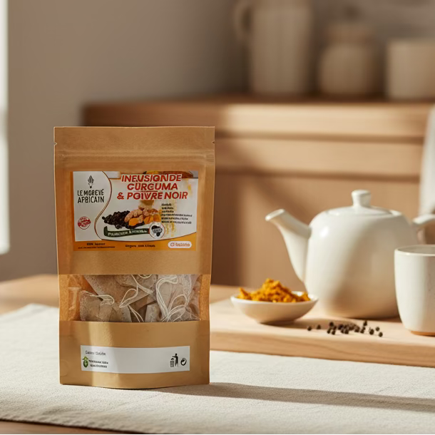 Infusion Curcuma & Poivre Noir – Bien-être & Vitalité