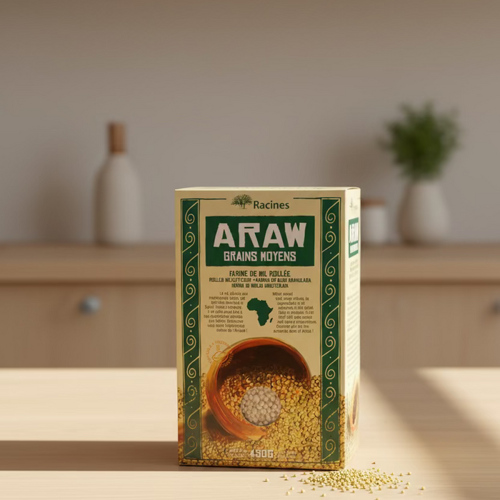 Araw - gros moyens - farine de mil roulée