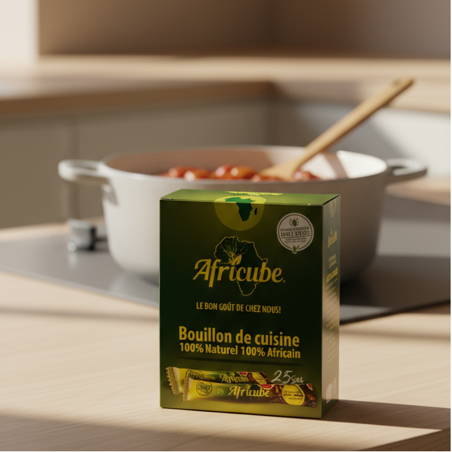 Africube - Bouillon de Cuisine naturel en Poudre - 150g