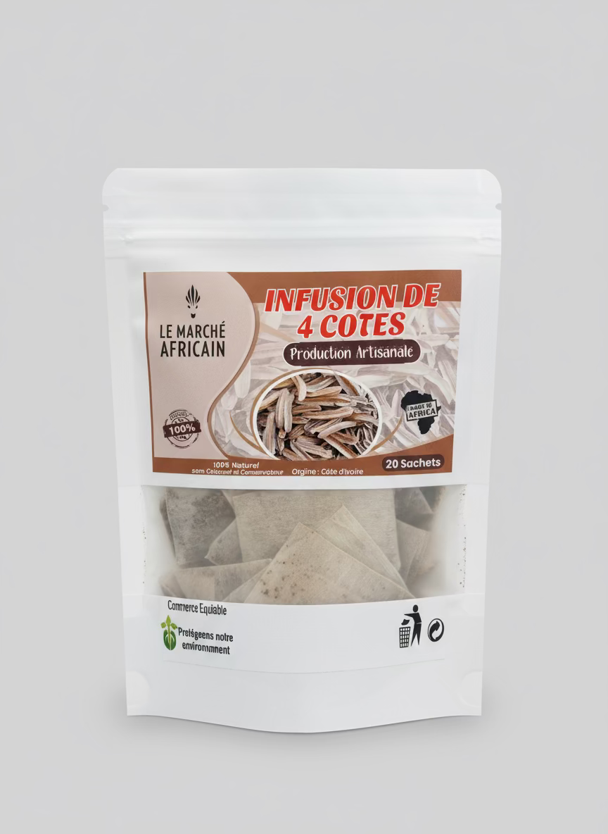 Infusion de 4 Côtés (fruit de l’arbre Aidan) - 20 sachets