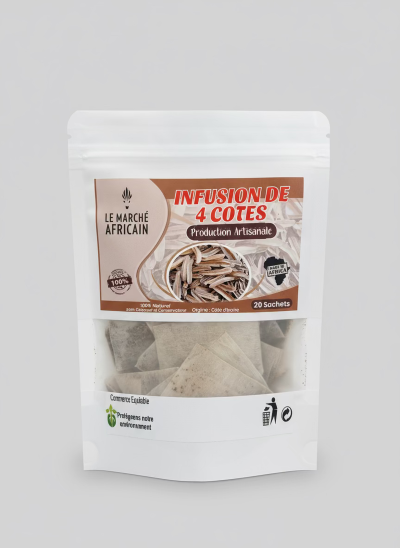 Infusion de 4 Côtés (fruit de l’arbre Aidan) - 20 sachets