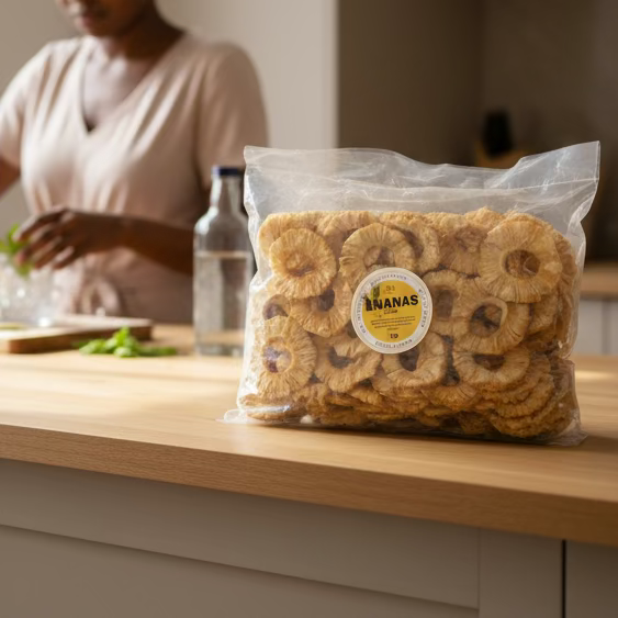 Ananas séché sans sucre ajouté 1 kg