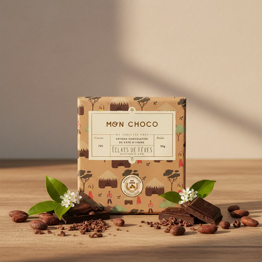 Tablette de chocolat MonChoco