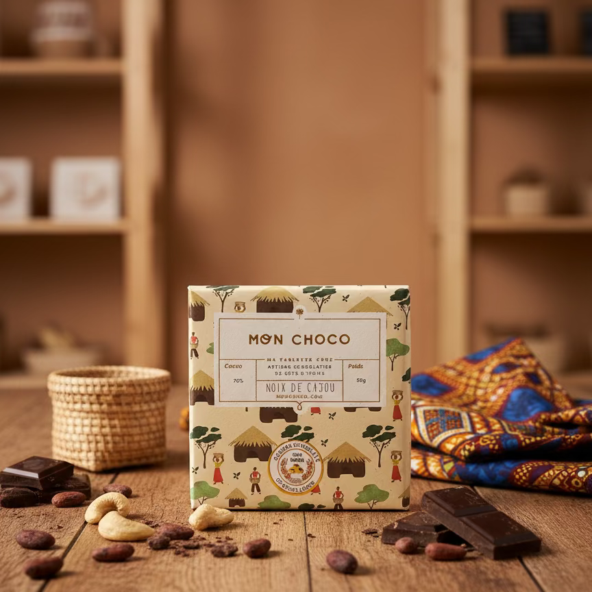 Tablette de chocolat MonChoco