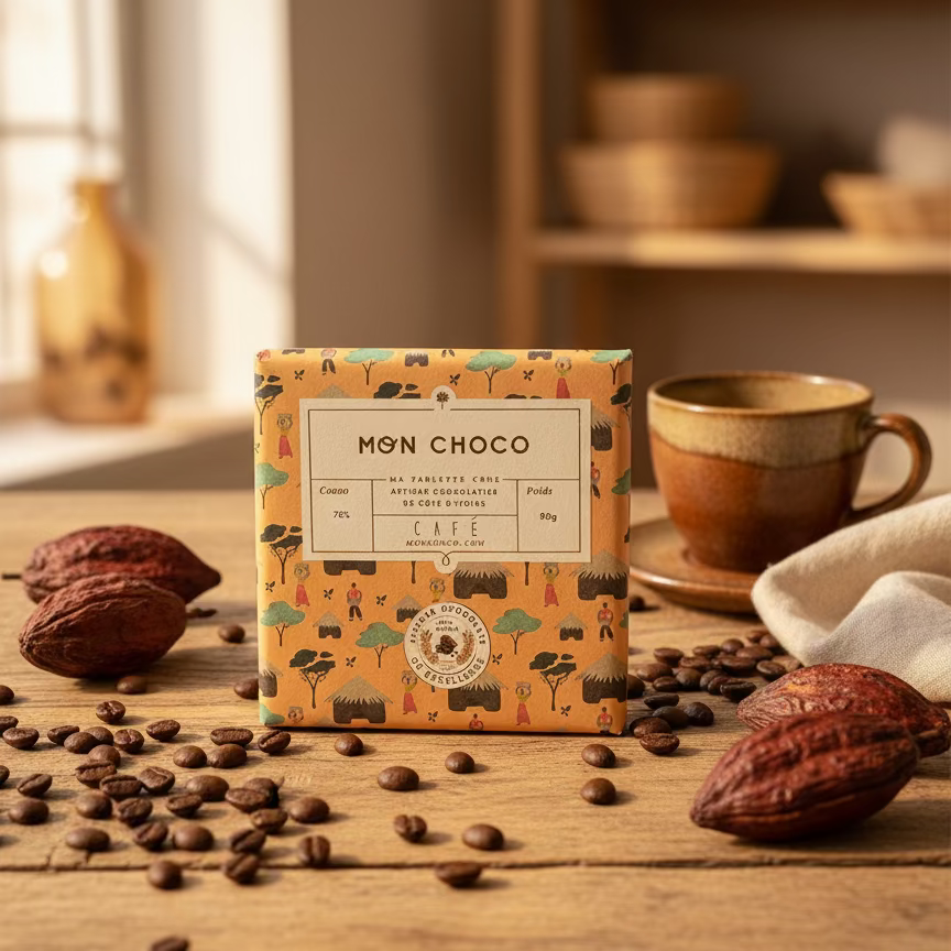Tablette de chocolat MonChoco