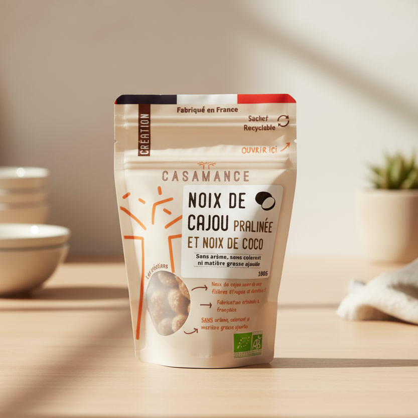 Noix de cajou praliné coco