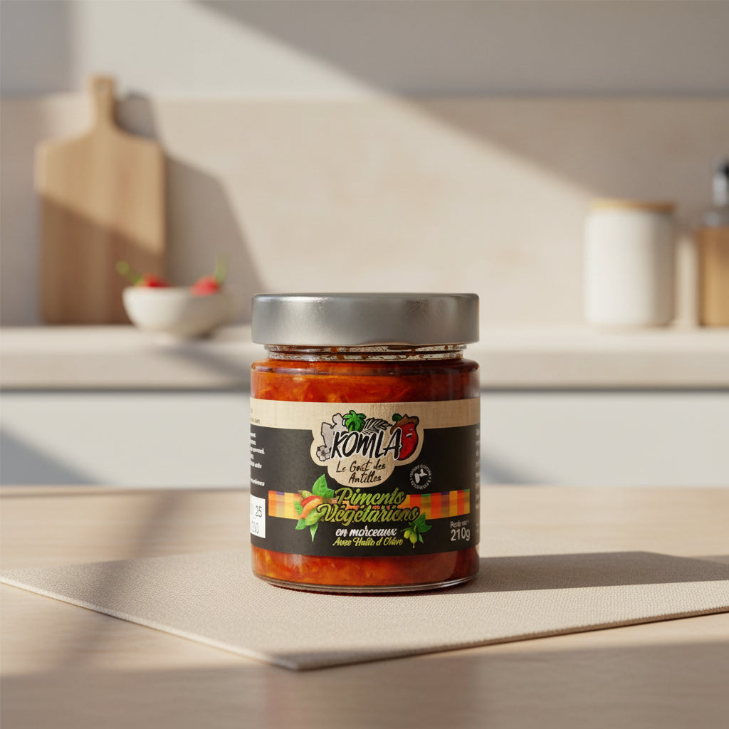 Piment végétarien en pot - 220g