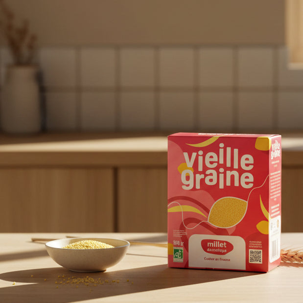 Millet décortiqué bio sans gluten – 500 g